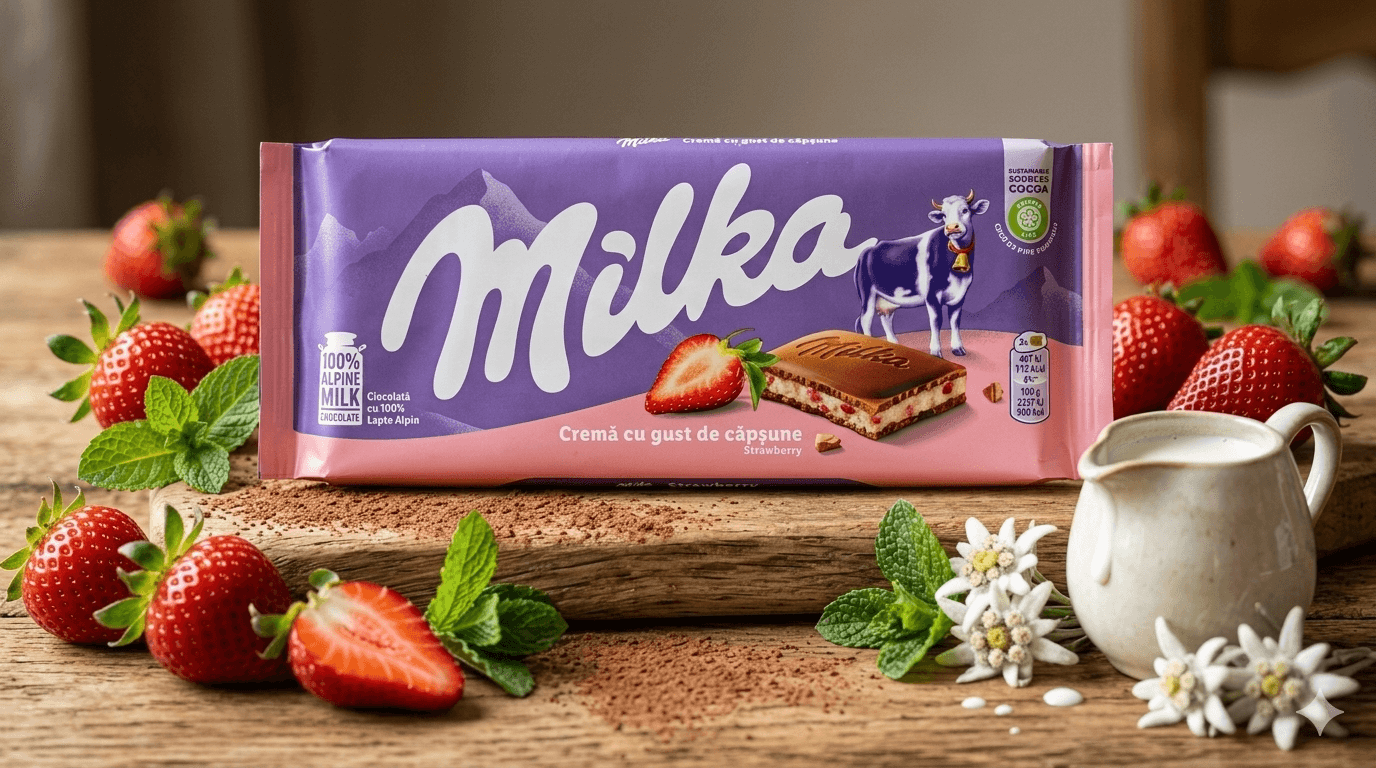 MILKA CAPSUNI 100 G