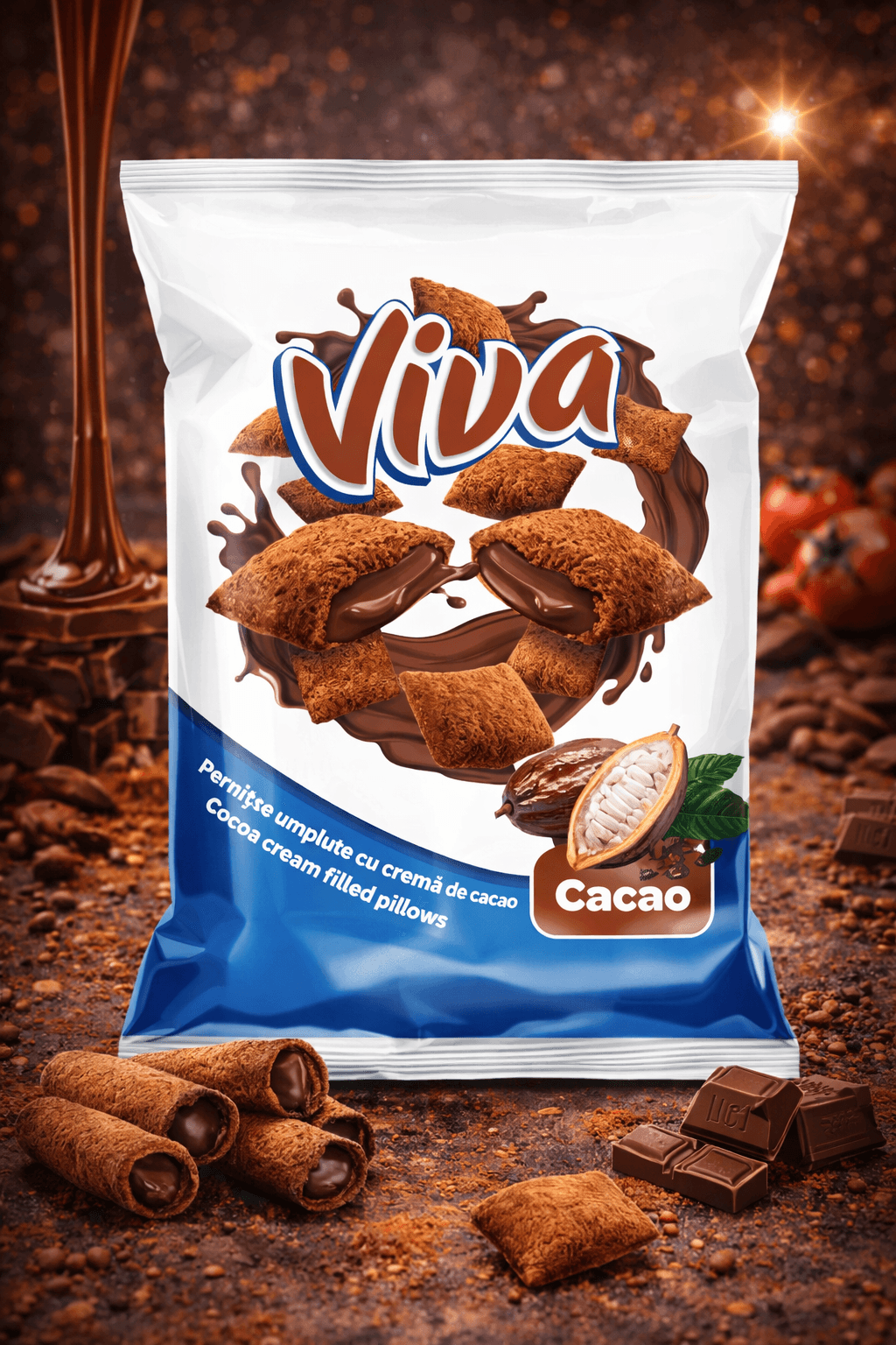VIVA PERNIȚE CACAO 200G