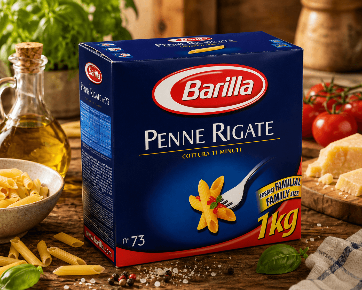 BARILLA PENNE RIGATE 1KG