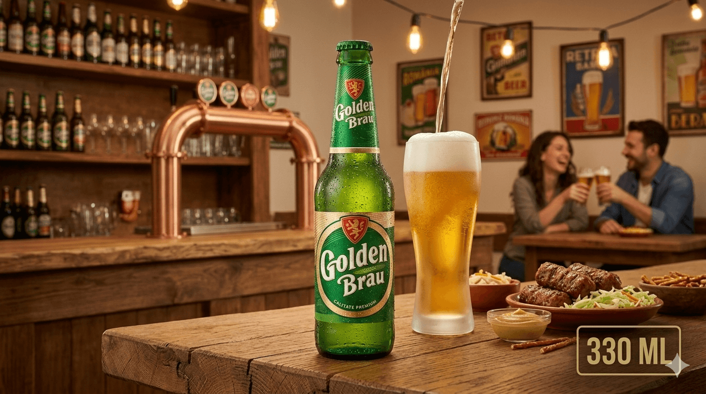 BERE GOLDEN BRAU 0.33 L STICLA