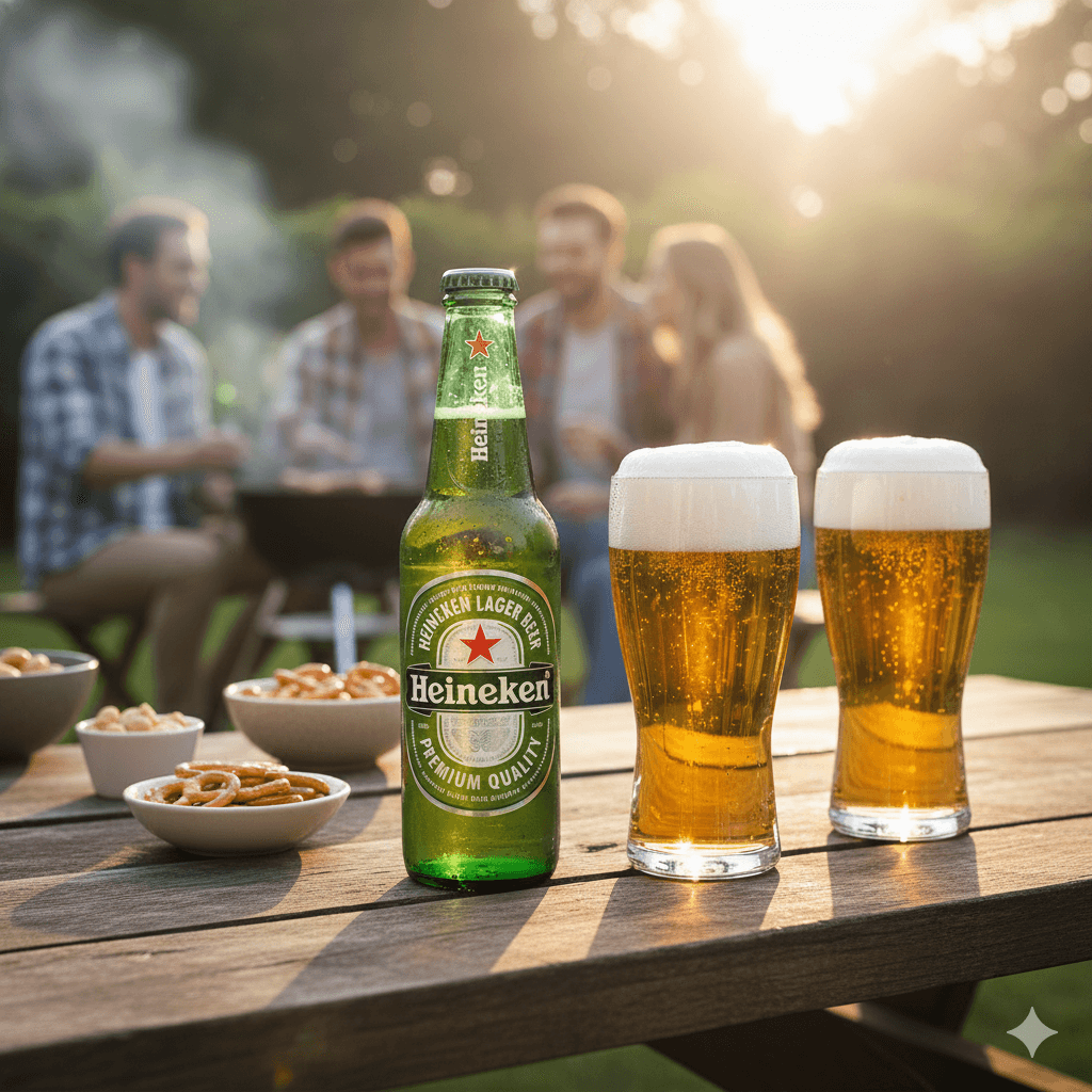 BERE HEINEKEN 0.33 L STICLĂ