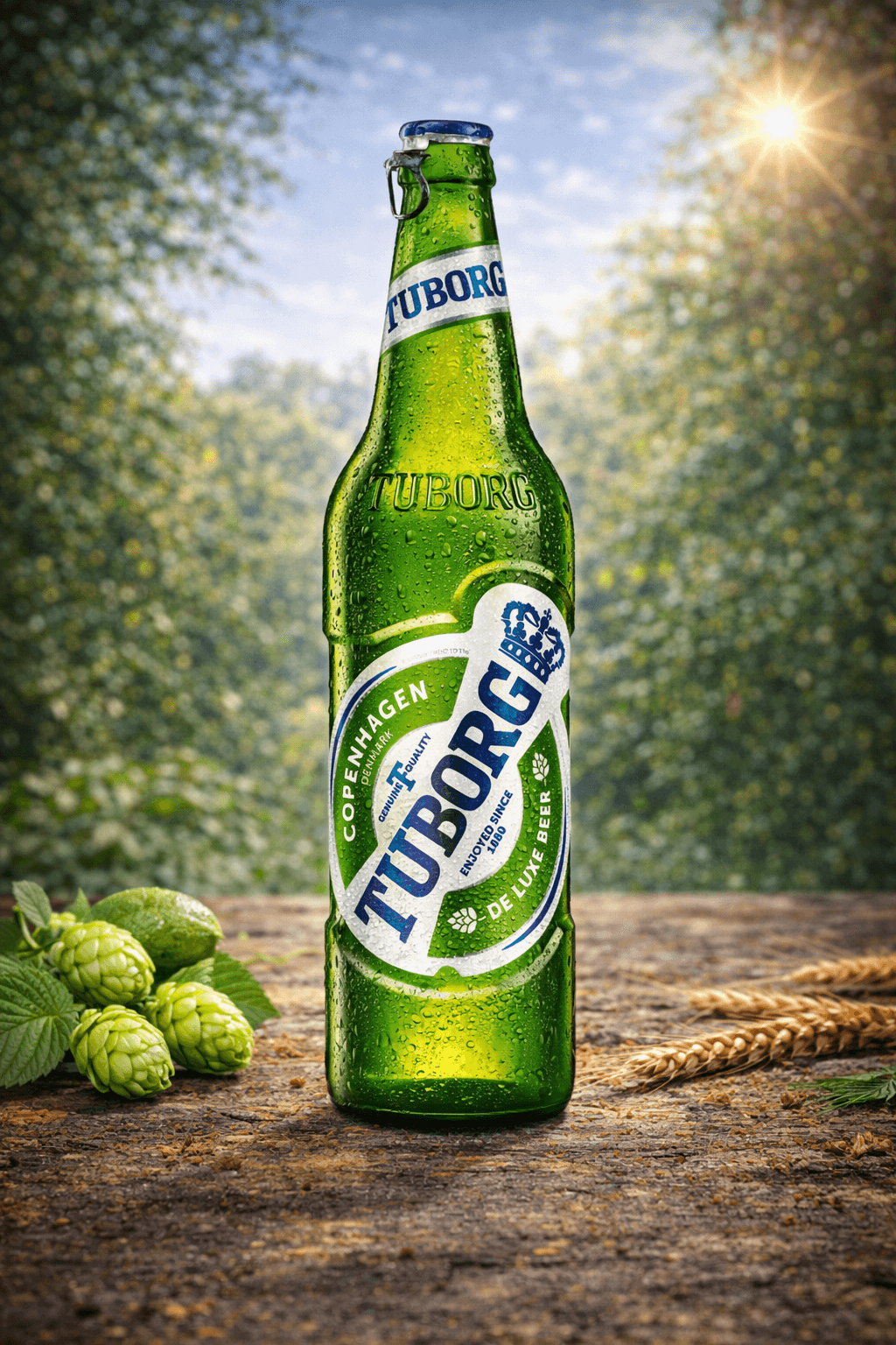 BERE TUBORG STICLĂ 0.33 L