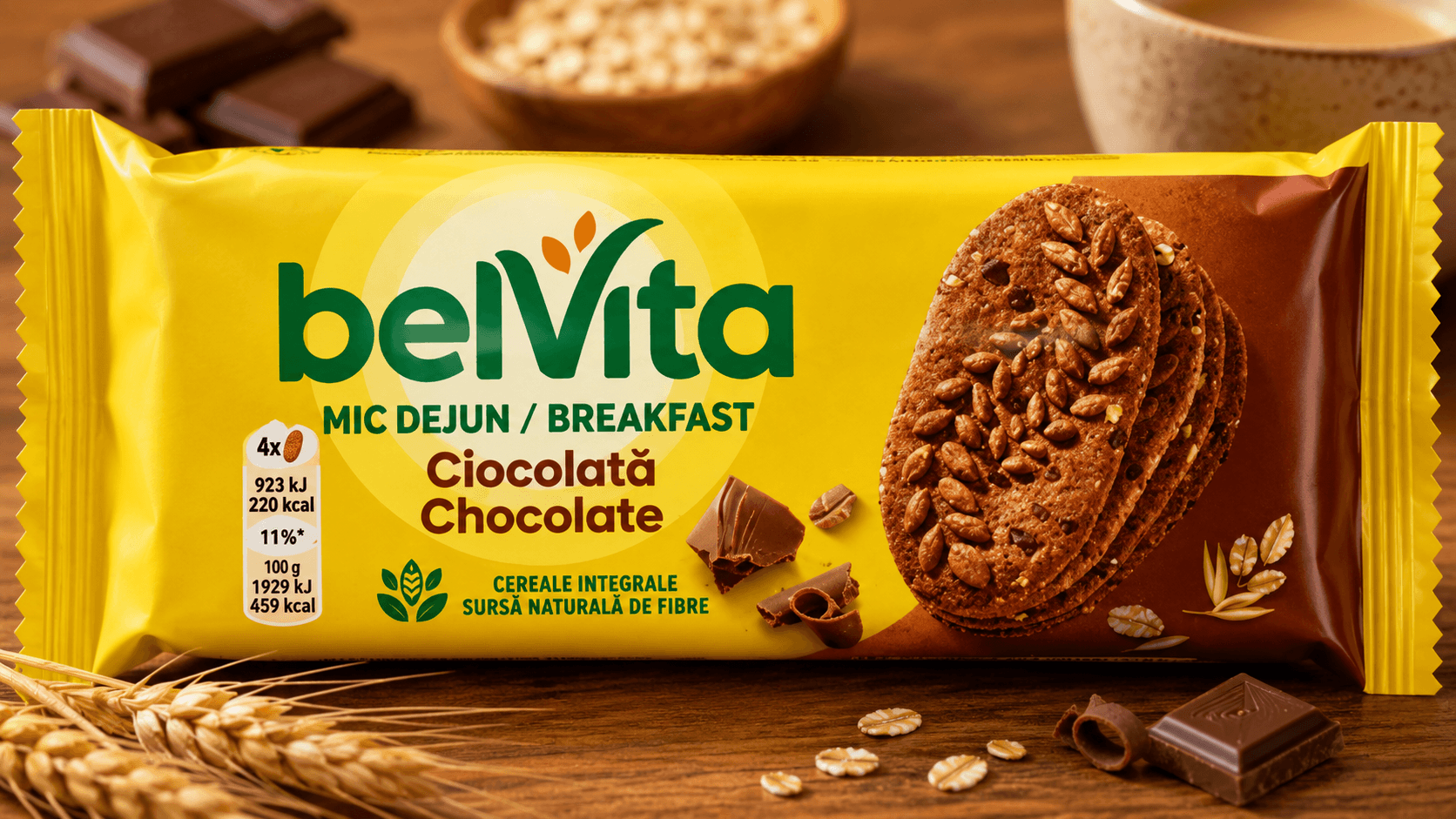 BELVITA BISCUITI CEREALE SI CIOCOLATA 50G
