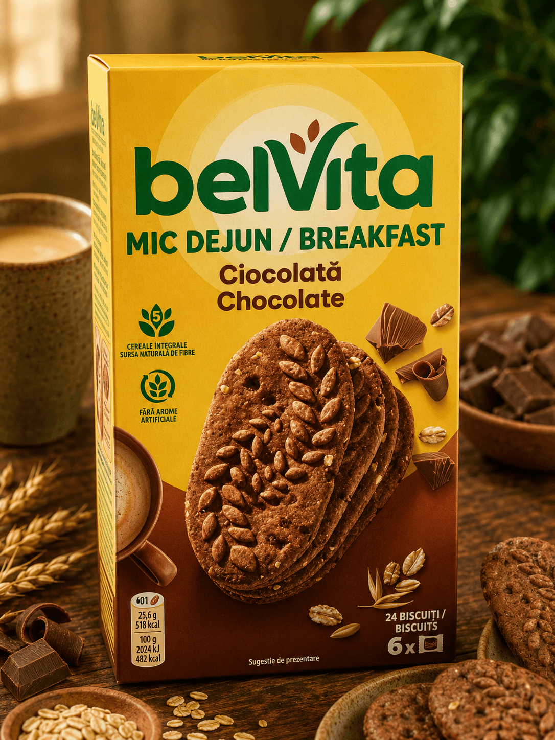 BELVITA BISCUITI CU CEREALE SI CIOCOLATA 300G
