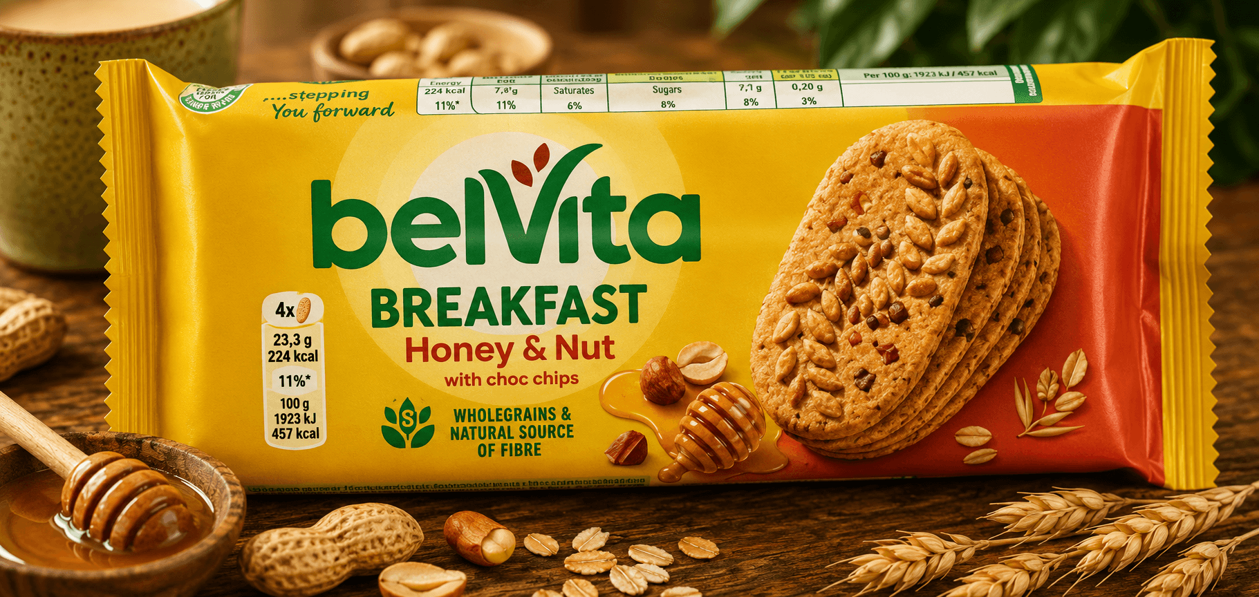 BELVITA CEREALE MIERE SI ALUNE DE PADURE 50 G