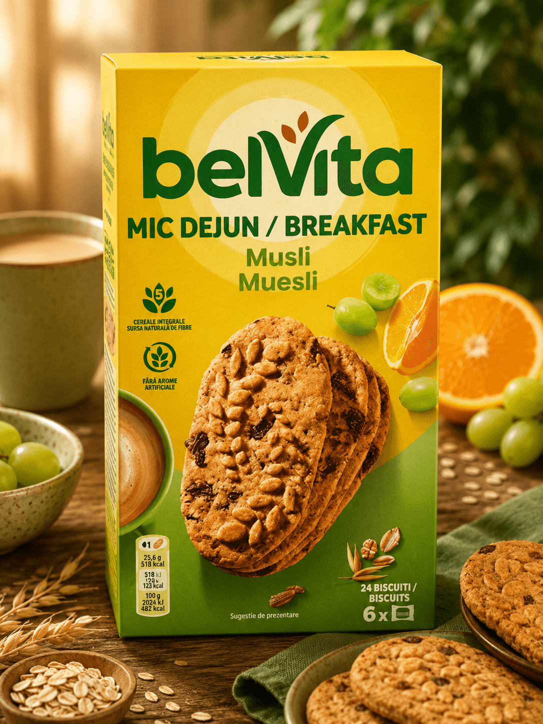 BISCUITI BELVITA 4 CEREALE 300G