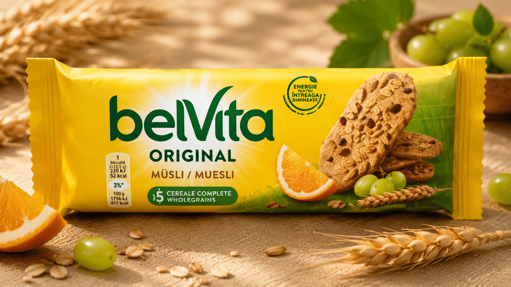 BISCUITI BELVITA CEREALE SI FRUCTE 50G