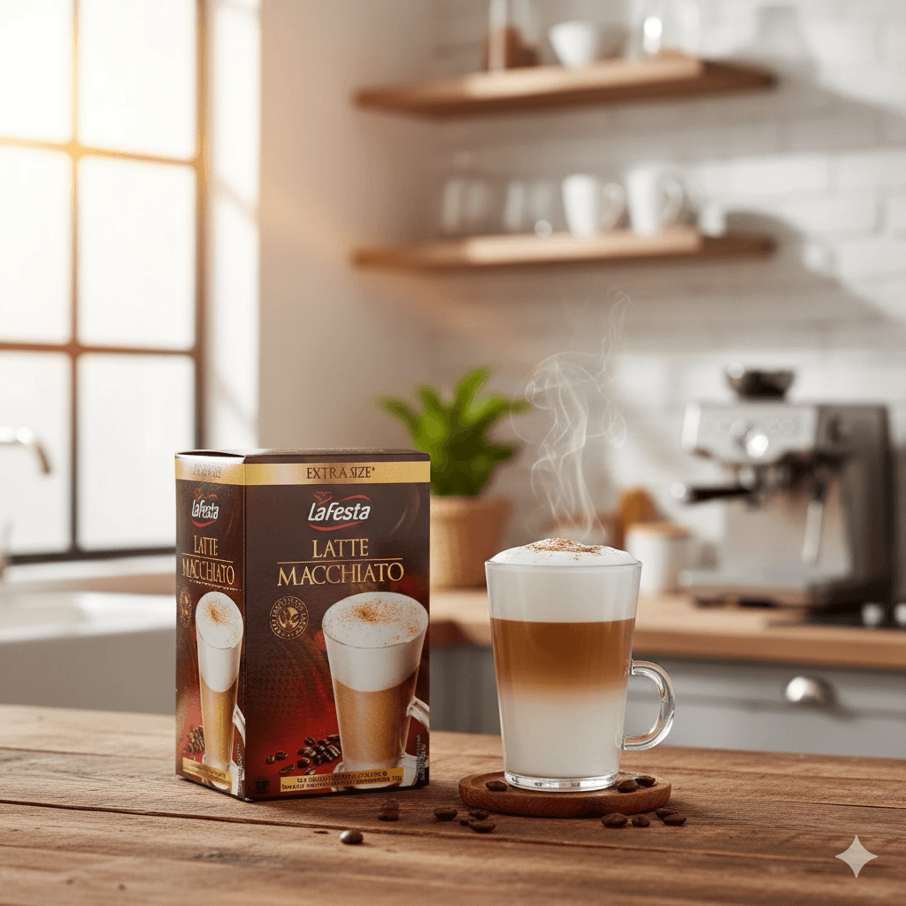 LA FESTA CAPPUCCINO LATTE MACCHIATO 176 G CUTIE