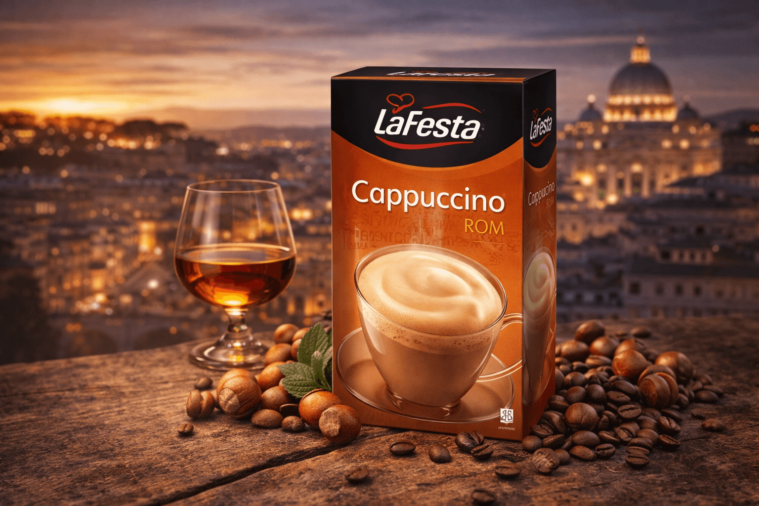 LA FESTA CAPPUCCINO ROM 125 G CUTIE