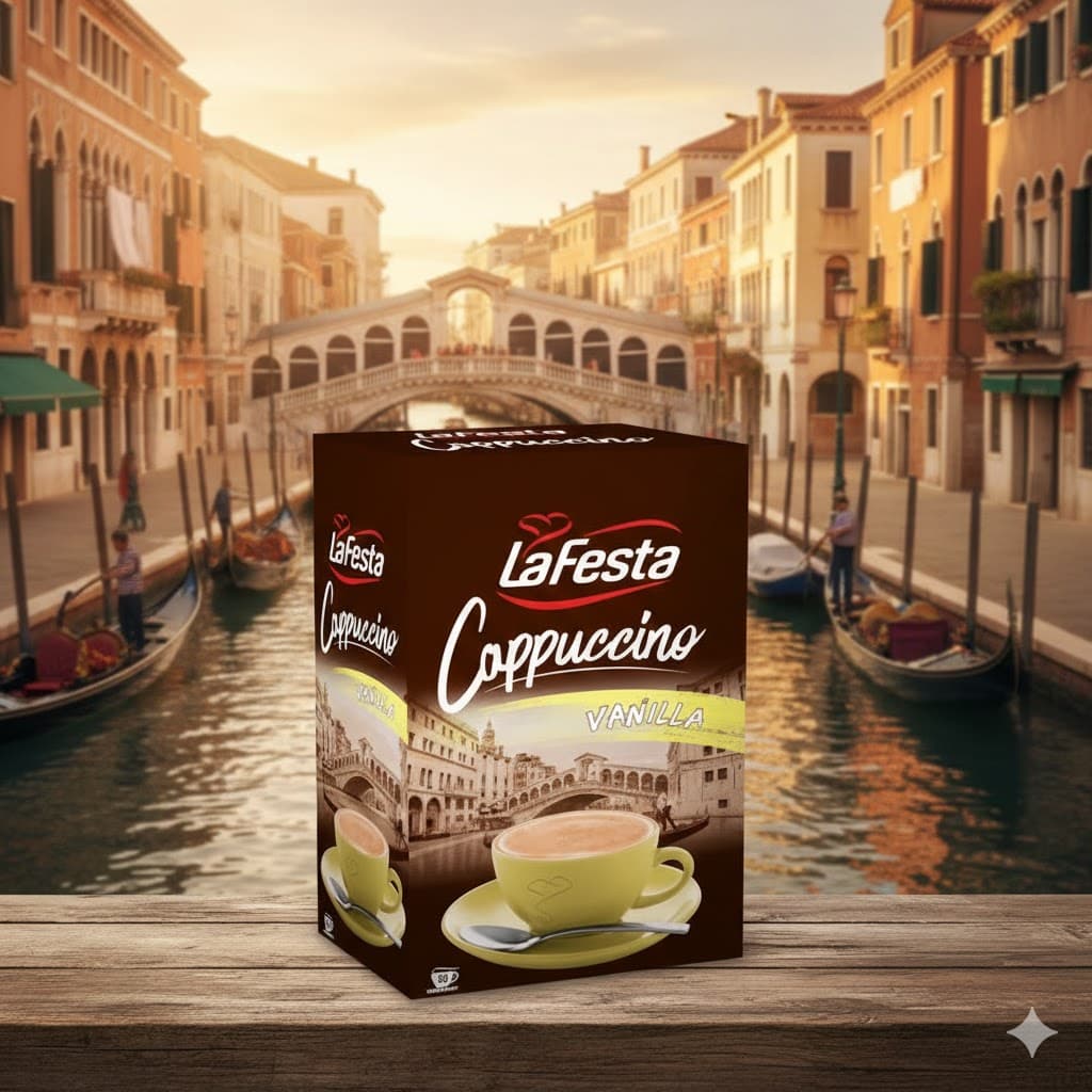 LA FESTA CAPPUCCINO VANILIE 125 G CUTIE