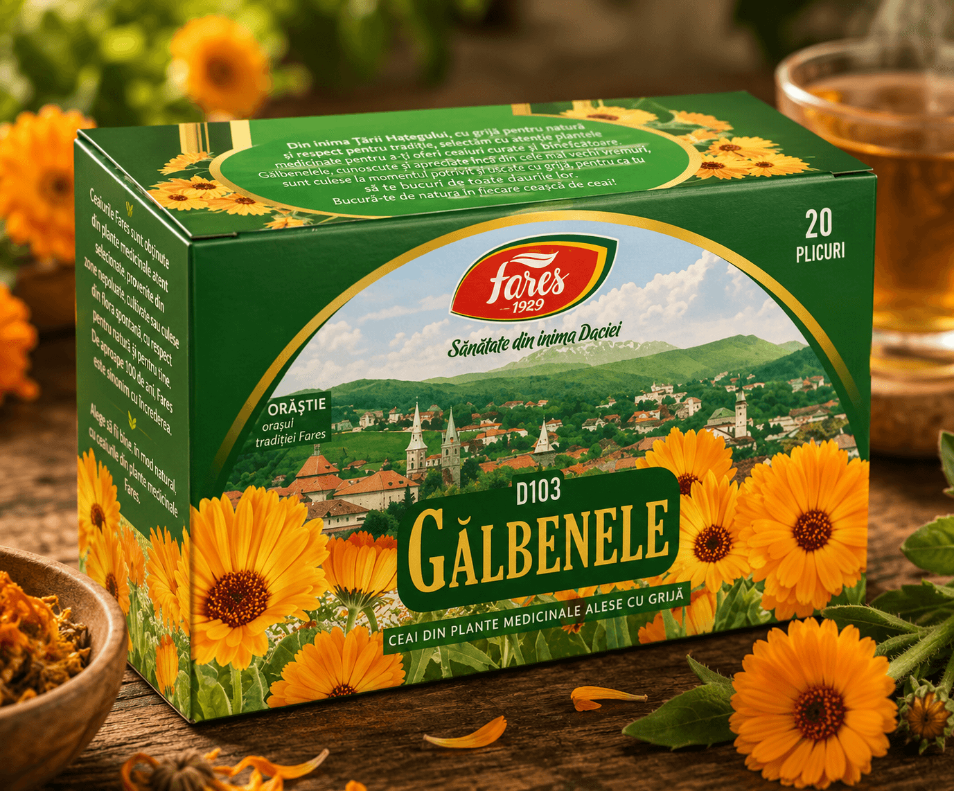 FARES CEAI GALBENELE 20 PLICULETE