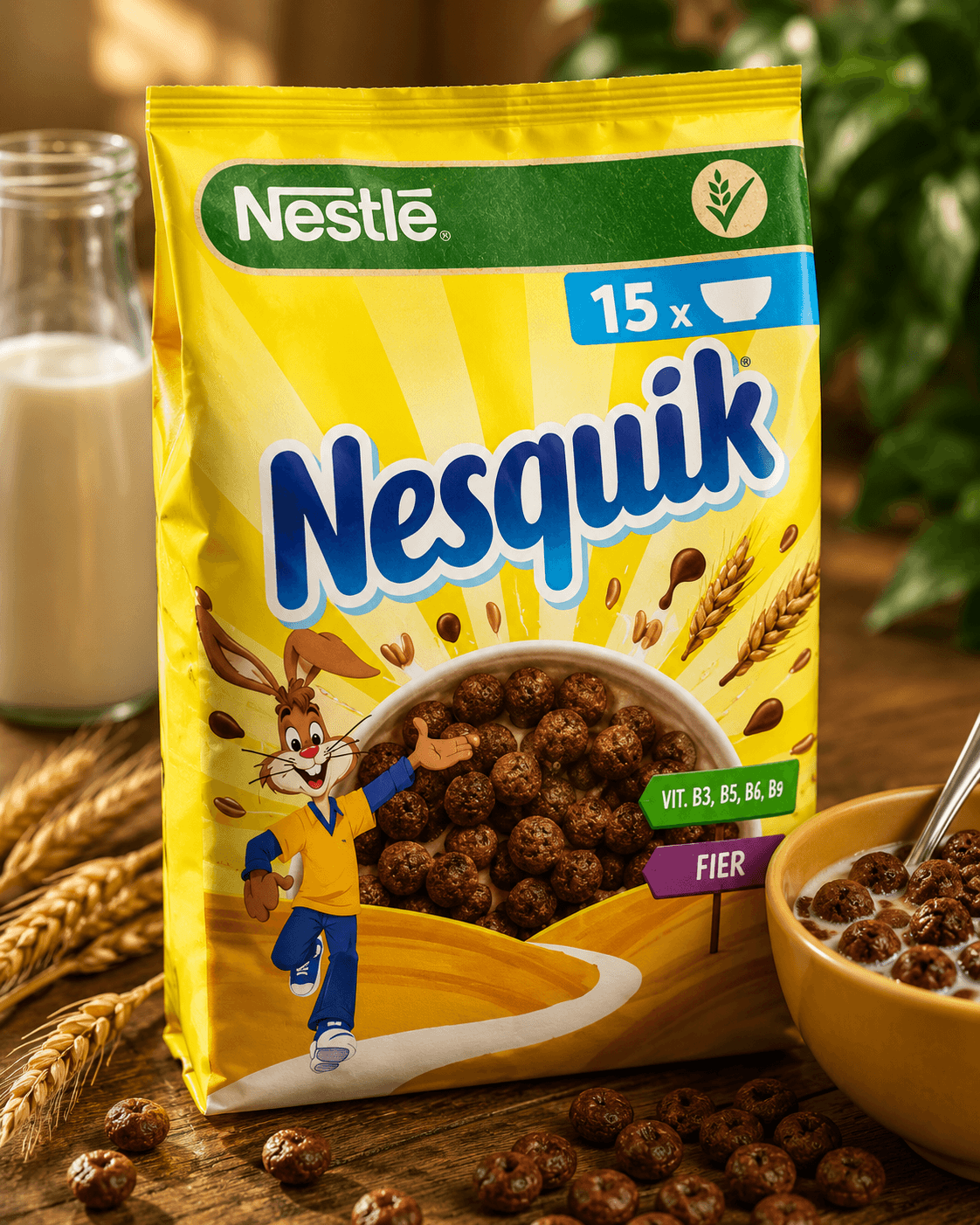 NESTLE NESQUIK CEREALE CU GUST DE CIOCOLATA 450G