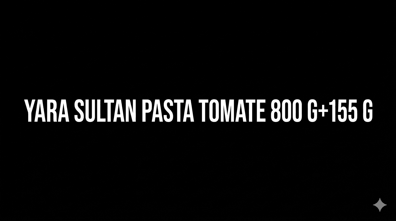 YARA SULTAN PASTA TOMATE 800 G+155 G