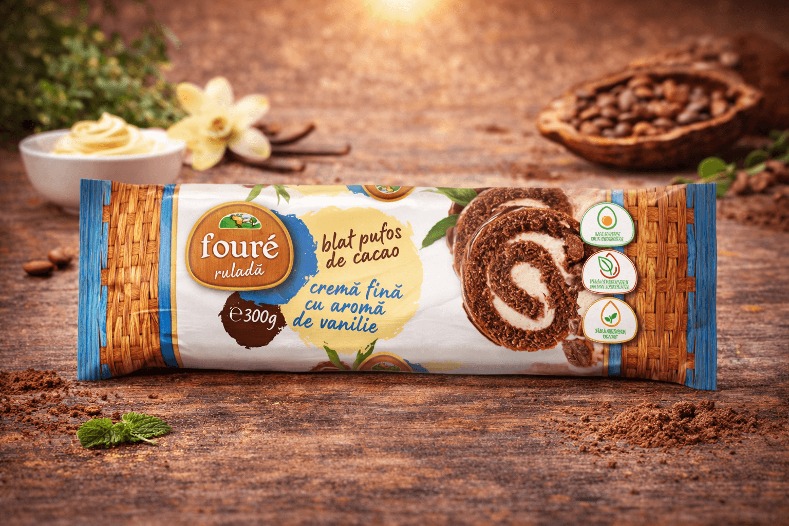 FOURE RUL.CACAO CR.VANILIE 300G
