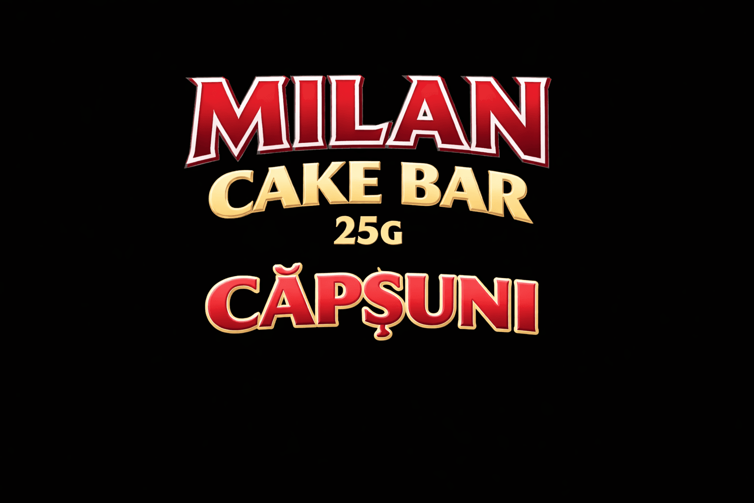 MILAN CAKE BAR 25G CĂPȘUNI