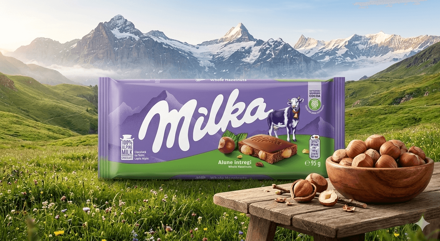 MILKA ALUNE INTREGI 95 G