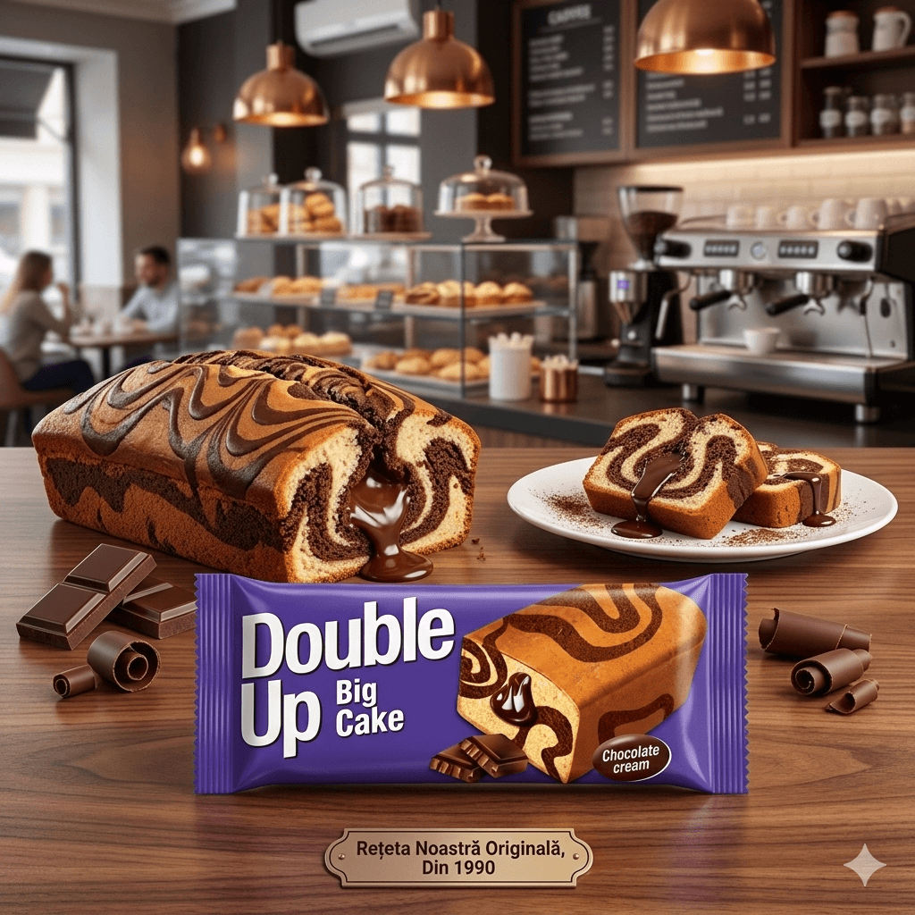 PRAJITURA DOUBLE UP BIG CACAO 50 G