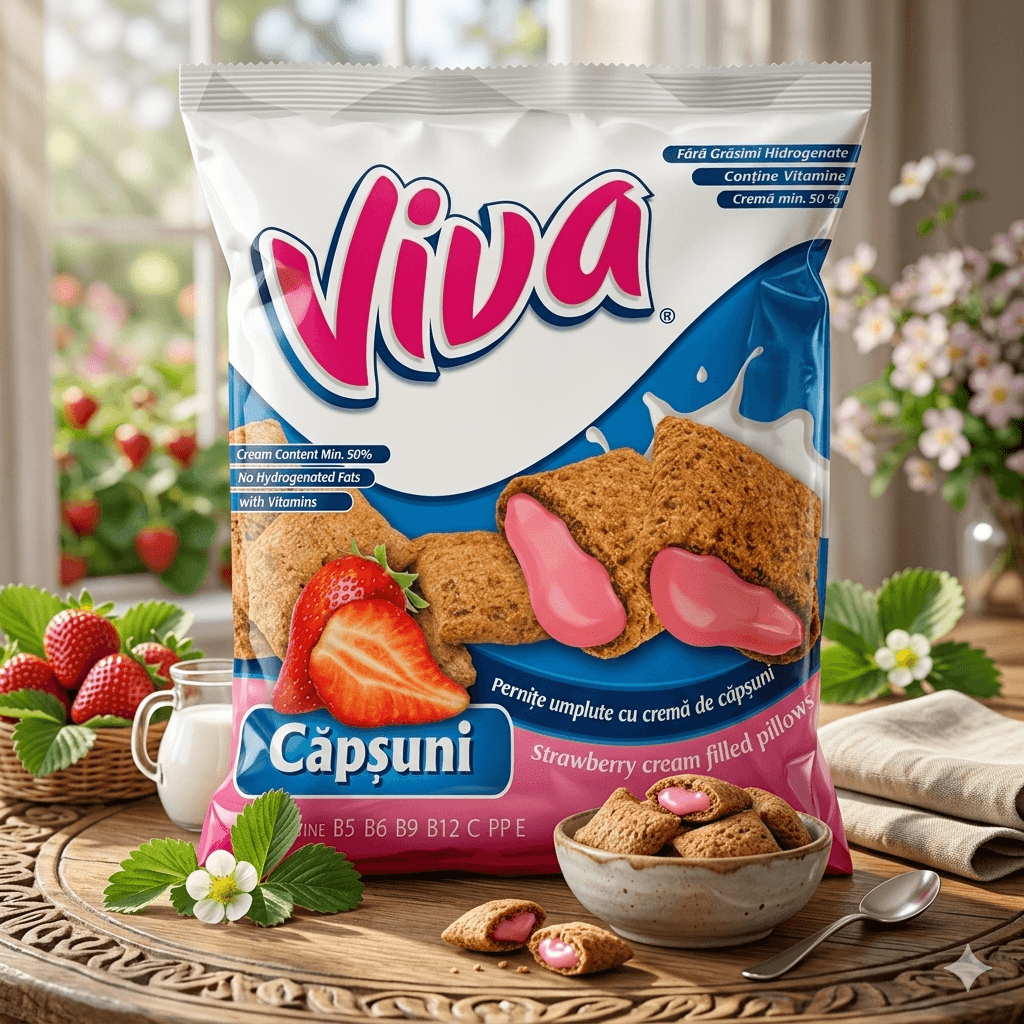 VIVA PERNIȚE CĂPȘUNI 200G