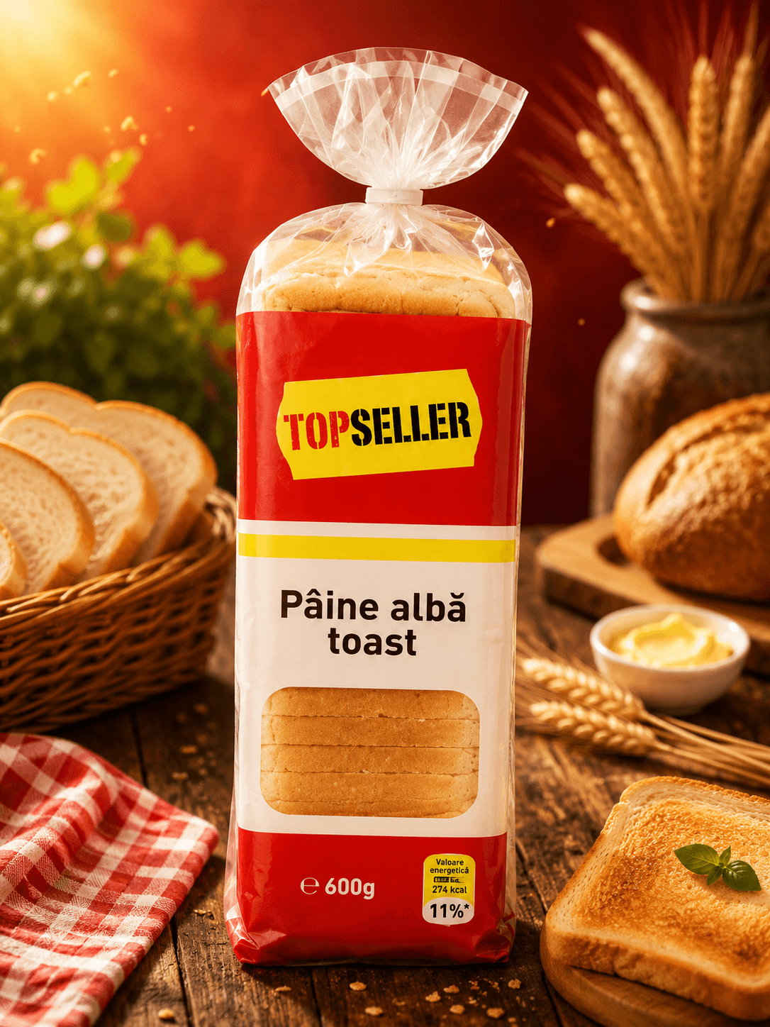 TOPSELLER PAINE ALBA TOASTA FELIATA 600 G