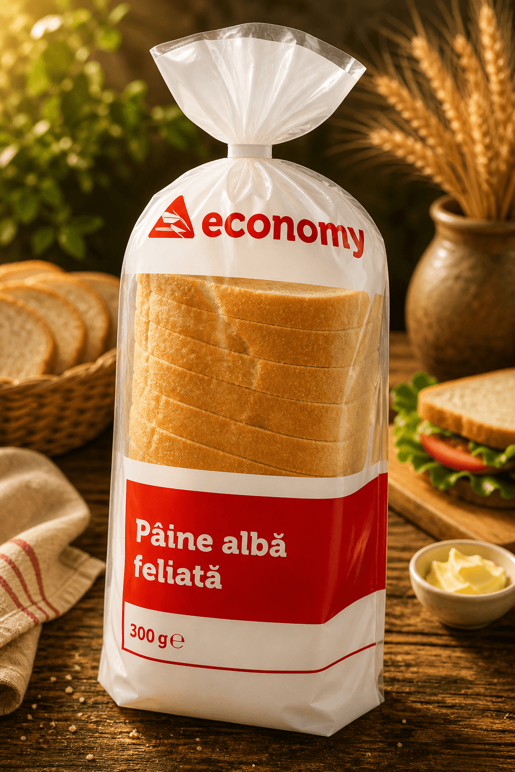 TRANSGOURMET ECONOMY PAINE ALBA FELIATA 300G