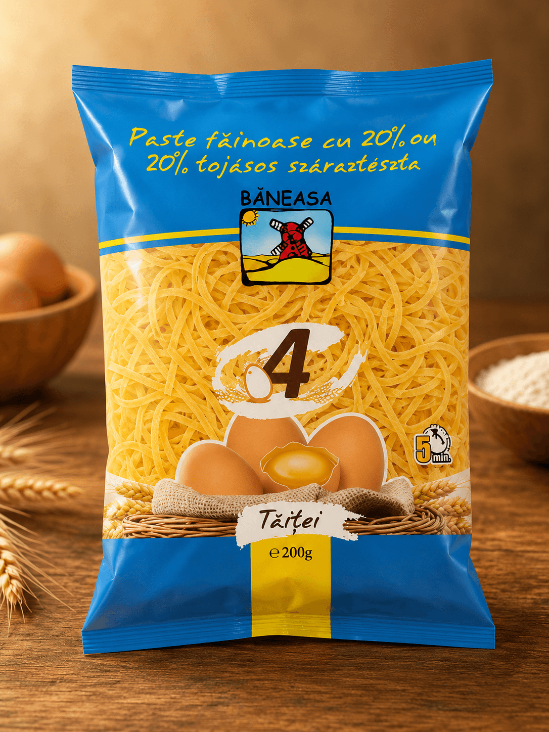 BANEASA TAITEI CUIBURI CU 4 OUA 200G