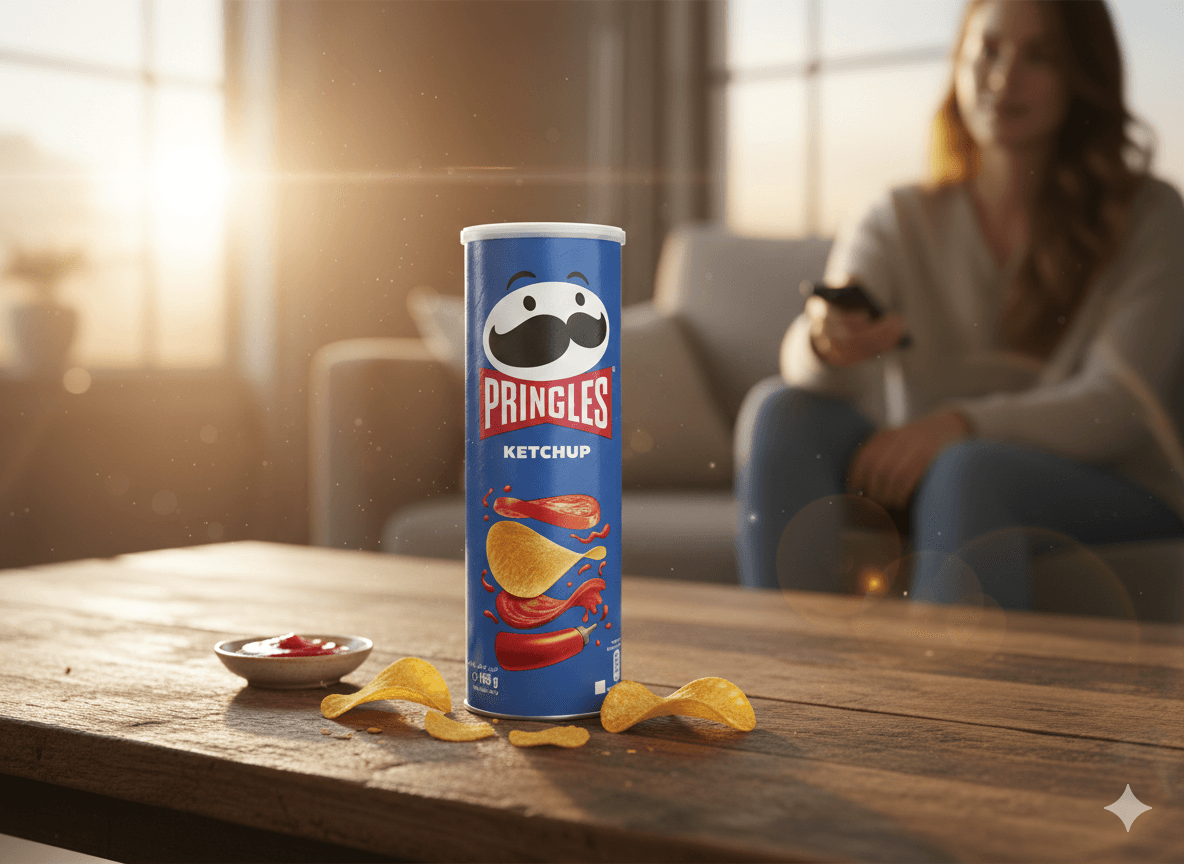 CHIPS PRINGLES 165 G KETCHUP