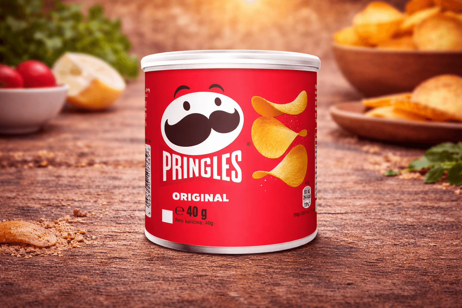CHIPS PRINGLES 40 G ORIGINAL