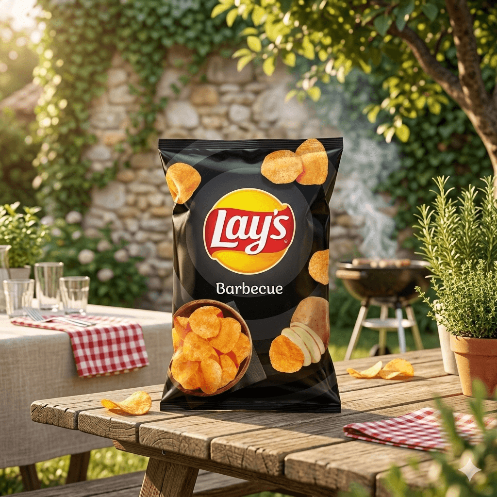LAYS CHIPS CU BARBEQUE 60G