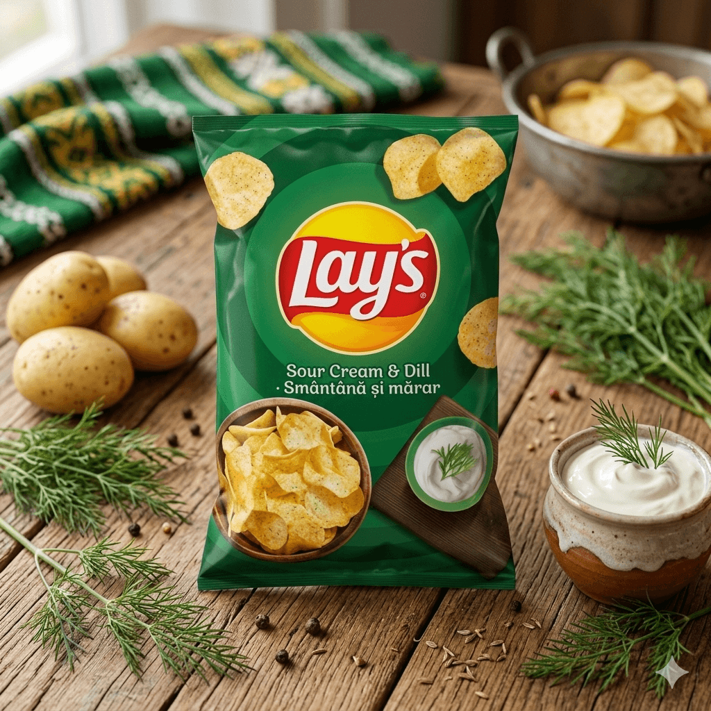 LAYS CHIPS CU SMANTANA 60G