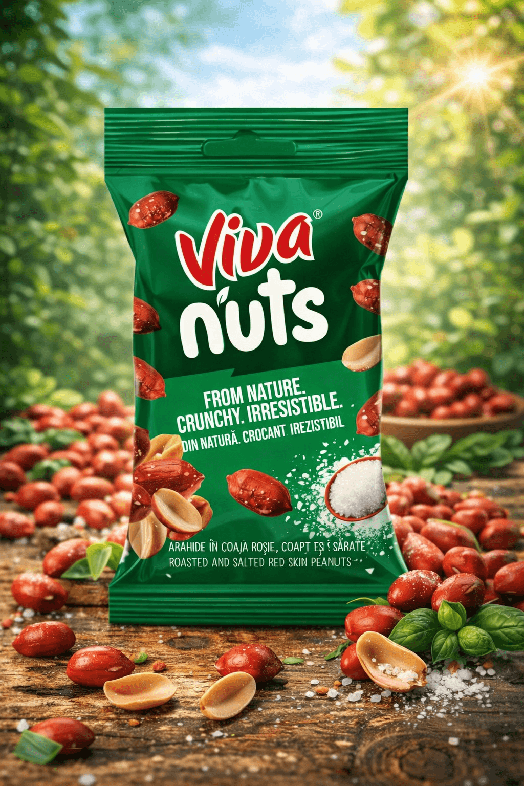 VIVA ARAHIDE COAJA ROȘIE SARE 100G