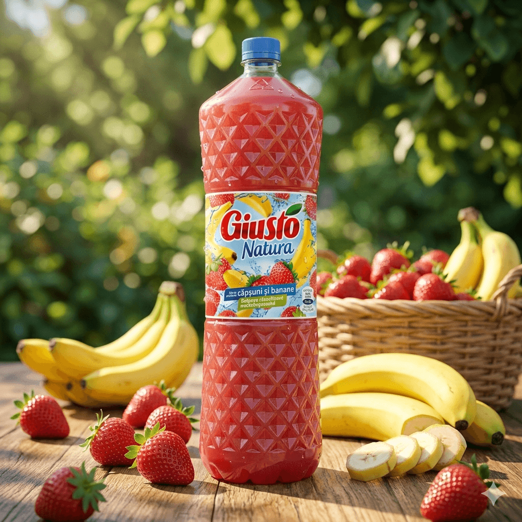 GIUSTO 2 L - RETURO CAPSUNI BANANE