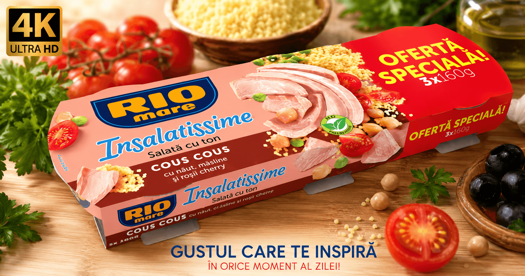 RIO MARE SALATA COUS-COUS 3X160G PACHET