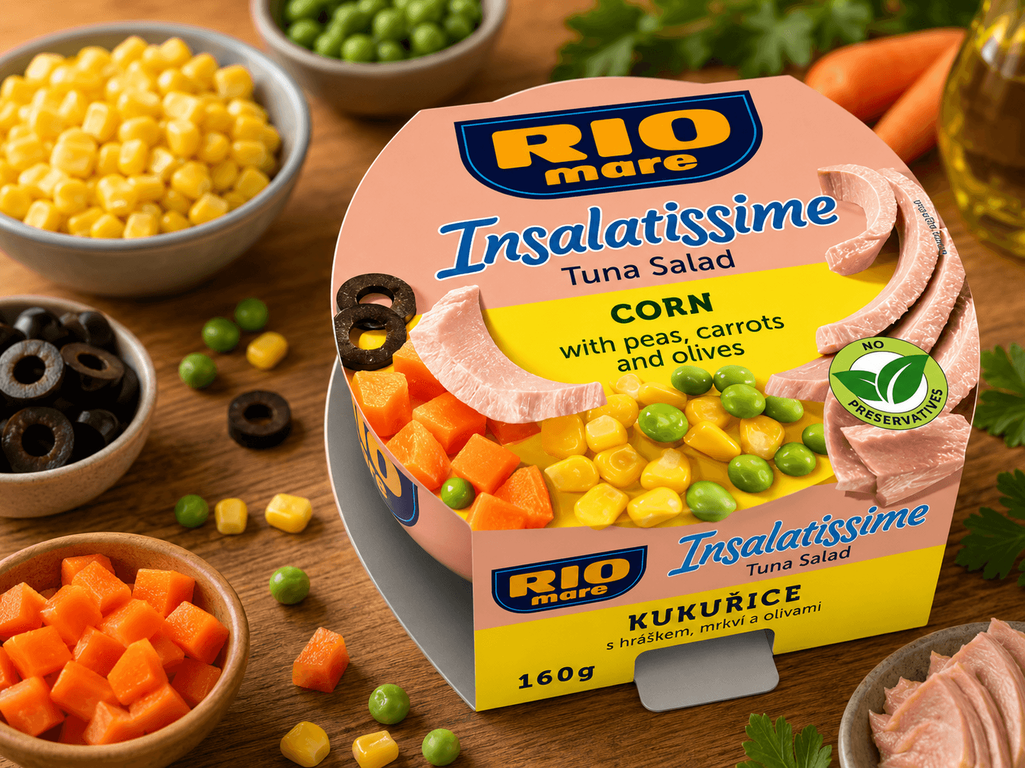 RIO MARE SALATA DE TON CU PORUMB 160G
